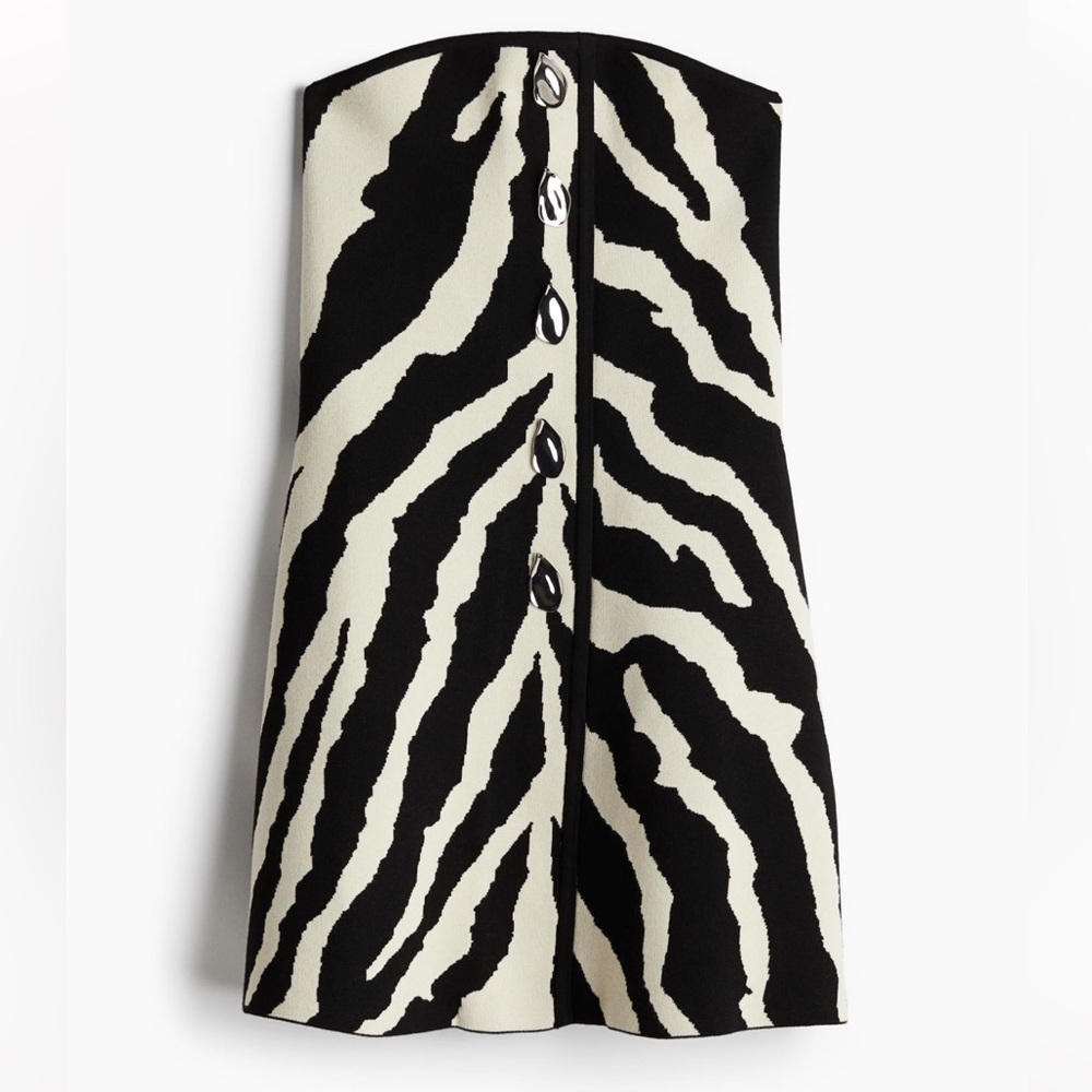 H&M Strapless Mini Dress